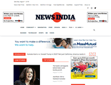 Tablet Screenshot of newsindiatimes.com